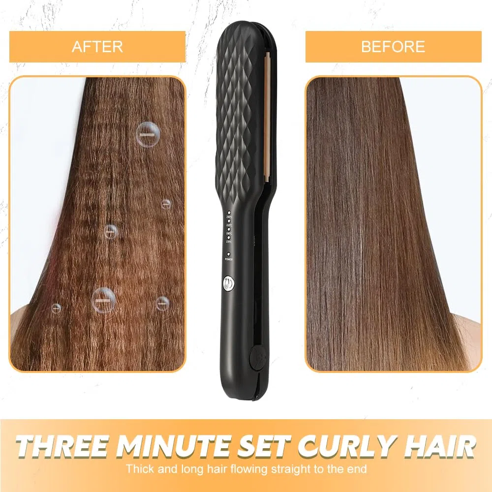 Fer A Gaufrer Les Cheveux, Gauffreur a Cheveux, Fer À Onduler Avec 4 Température Réglable, Onduleur Cheveux Pour Cheveux Volumisants, FerA Onduler Cheveux pour Cheveux Longs, Courts