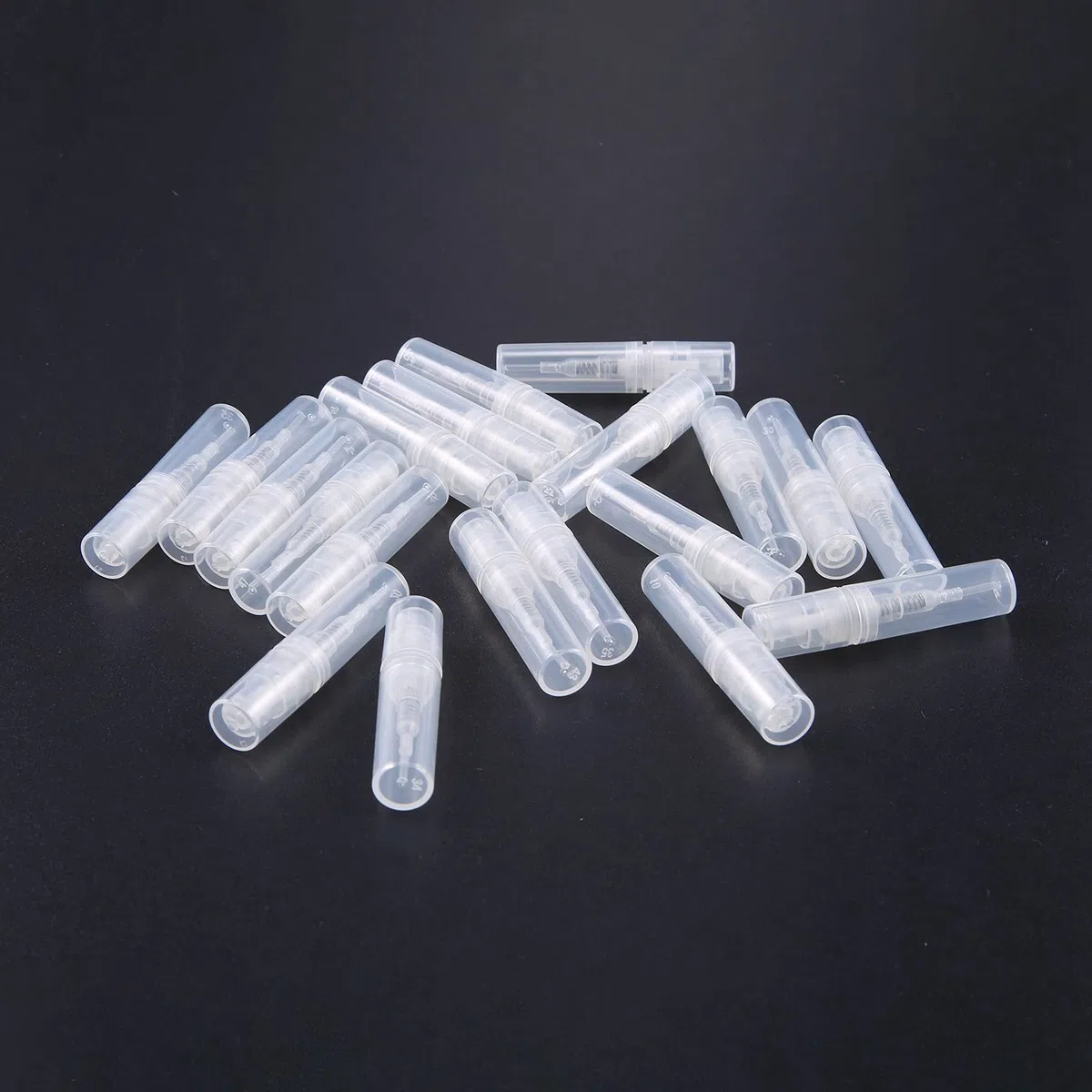Lot de 1 000 petits flacons vaporisateurs en plastique transparent de 2 ml