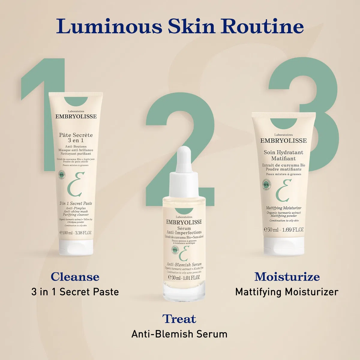 Embryolisse Soin Hydratant Matifiant 50 ml
