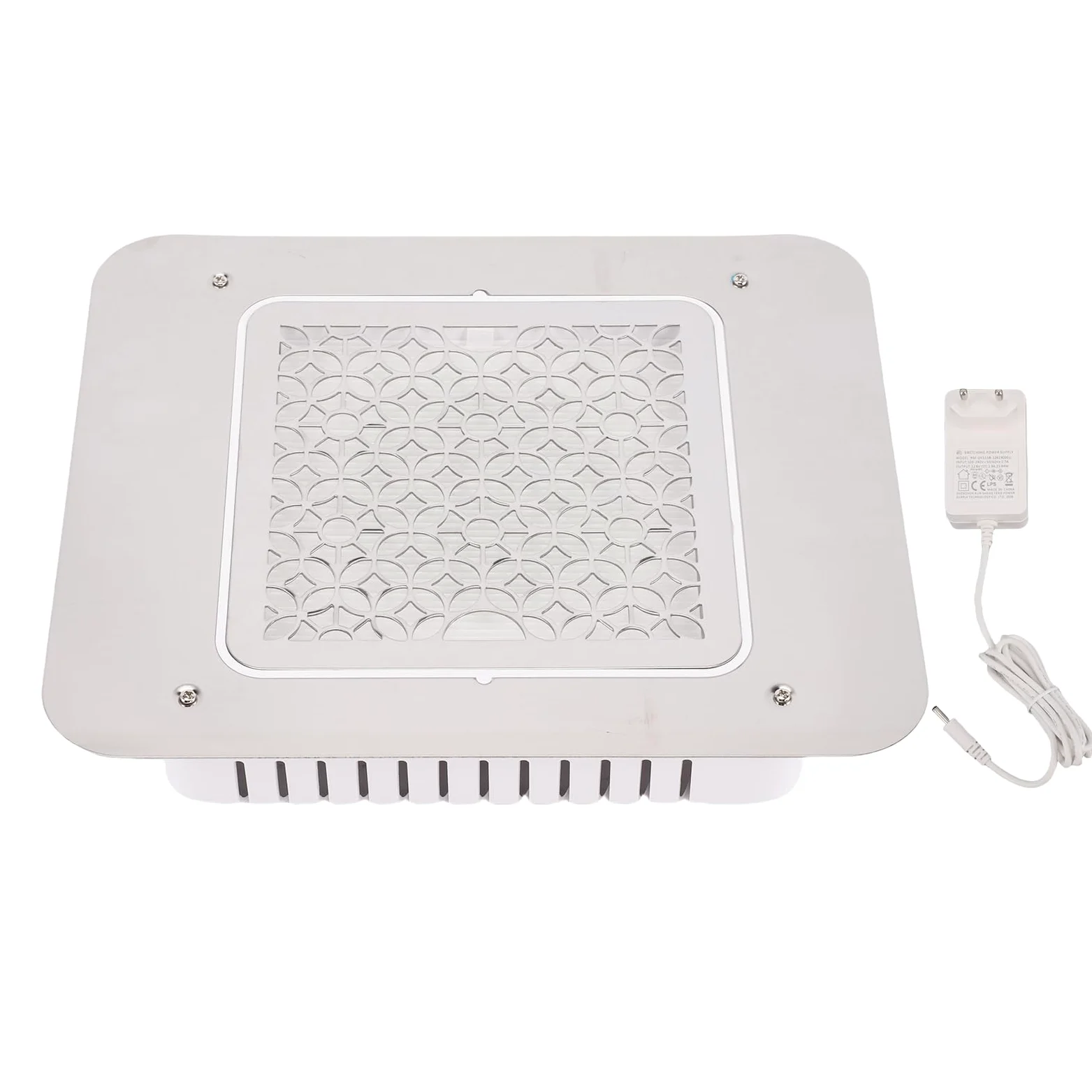 collecteur de poussière d'ongles aspiration puissante aspirateur à ongles table intégré extracteur professionnel nail tech 3500 tr/min machine sans brosse en manucure encastrable 100w