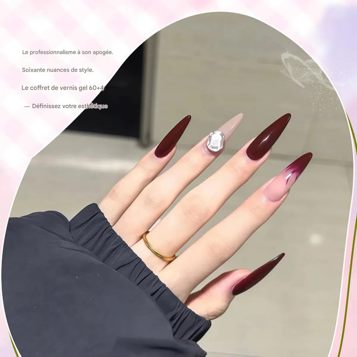 Set De Vernis À Ongles 60 Couleurs Séchage Tenue Longue Outil De Beauté
