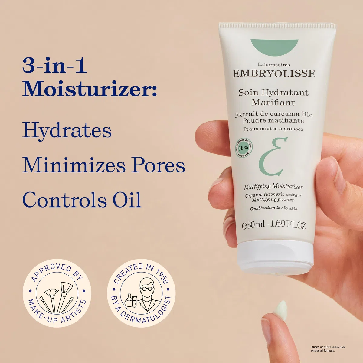 Embryolisse Soin Hydratant Matifiant 50 ml
