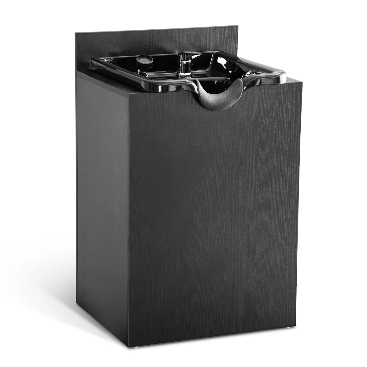 BarberPub 7134 Lavabo professionnel avec lavabo inversé, sans chaise, pour salon de coiffure