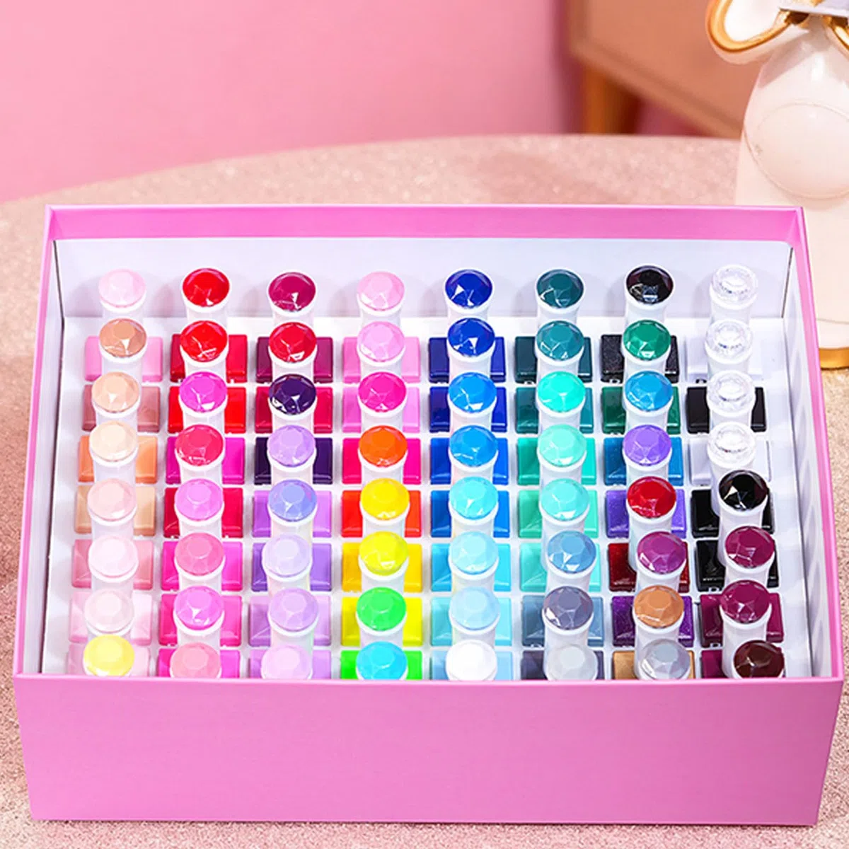 Set De Vernis À Ongles Séchage 60 Couleurs Fournitures De Beauté