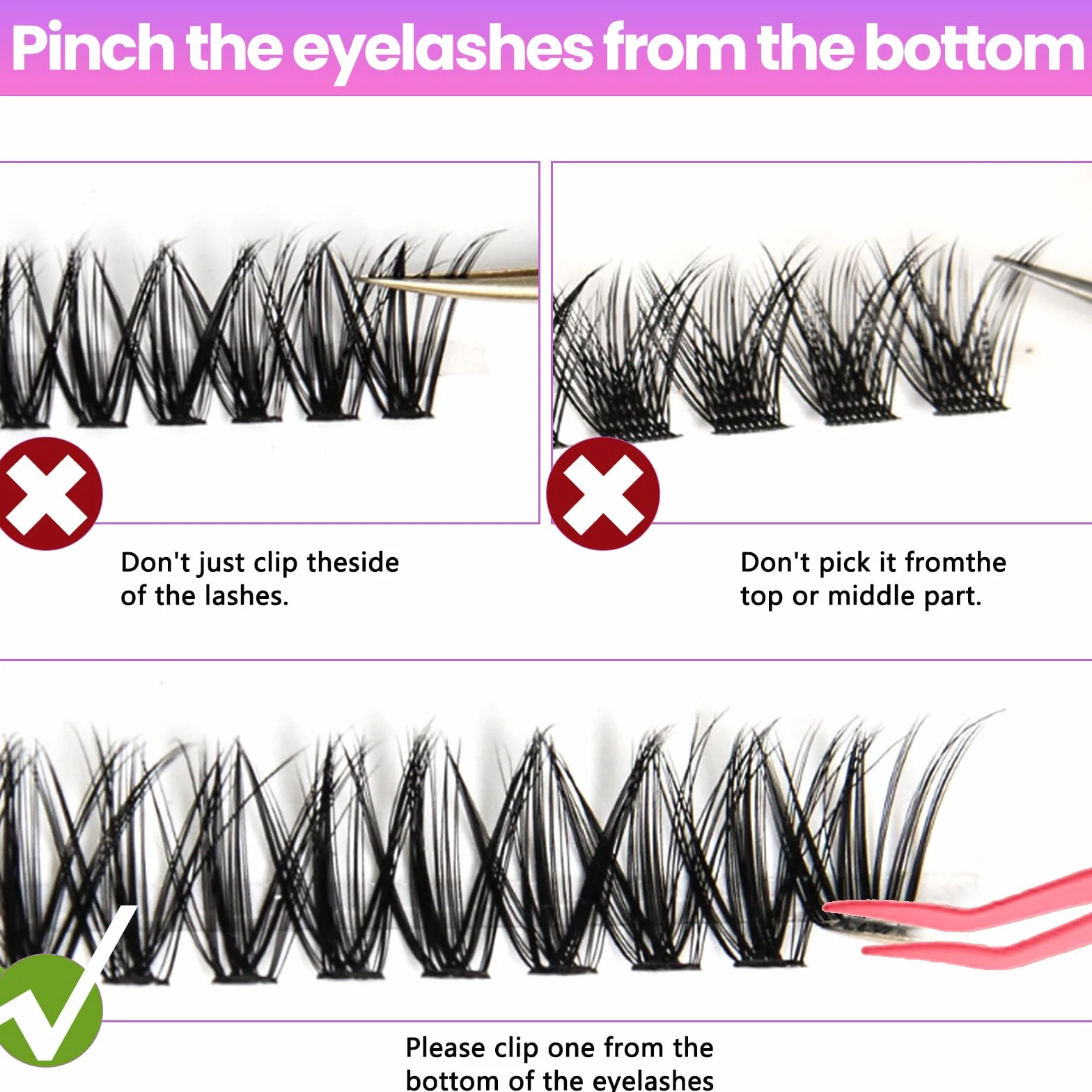 Kit d'extension de Cils Bricolage 280 Cils 30+40D 12-18mm avec Lash Bond and Seal,Dissolvant de Lashes,Lash de Shampooing,Brosse de Nettoyage Brosse à Lashes Applicateur
